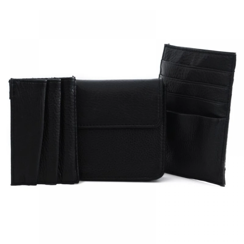 Хоризонтална, бизнес чанта  Piquadro Modus за 15 инча лаптоп с две отделения, черен цвят